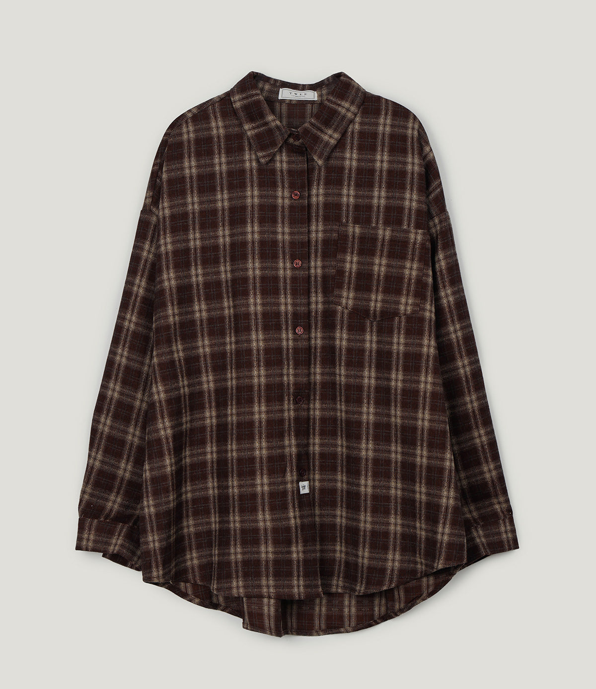 Riet Check Oversized Shirt