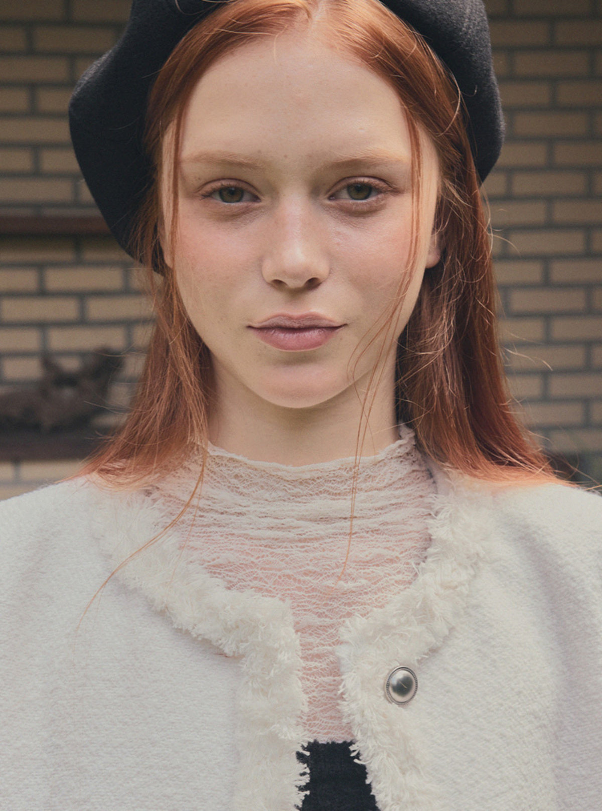 Roer Pocket Fringe Tweed Jacket
