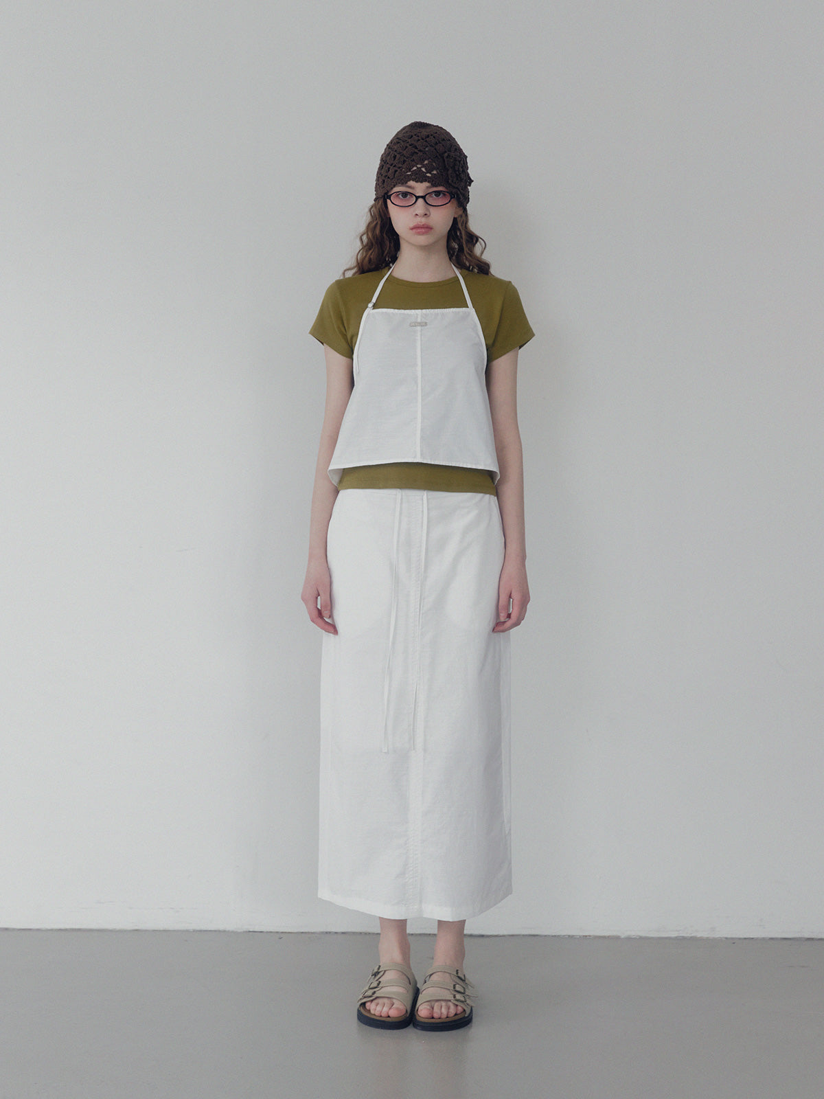 Chetin Halter Sleeveless & Skirt Set