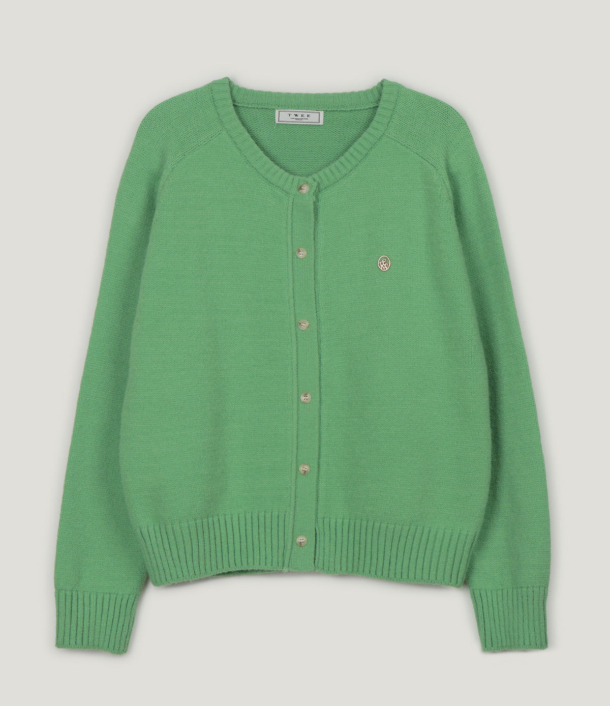 Toomi Round-Neck Knit Long-Sleeve Cardigan