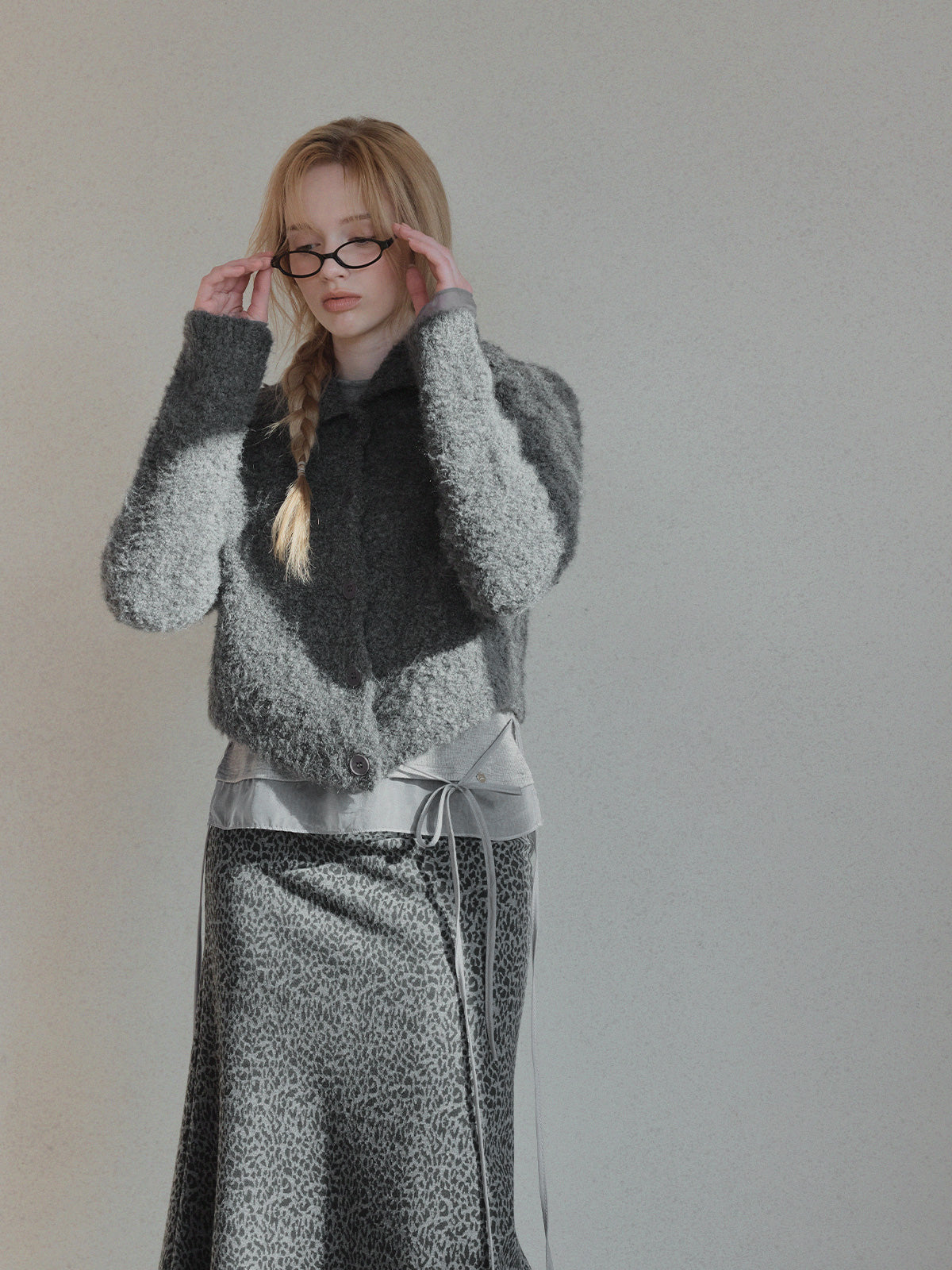 Lentz Leopard Banding Long Skirt