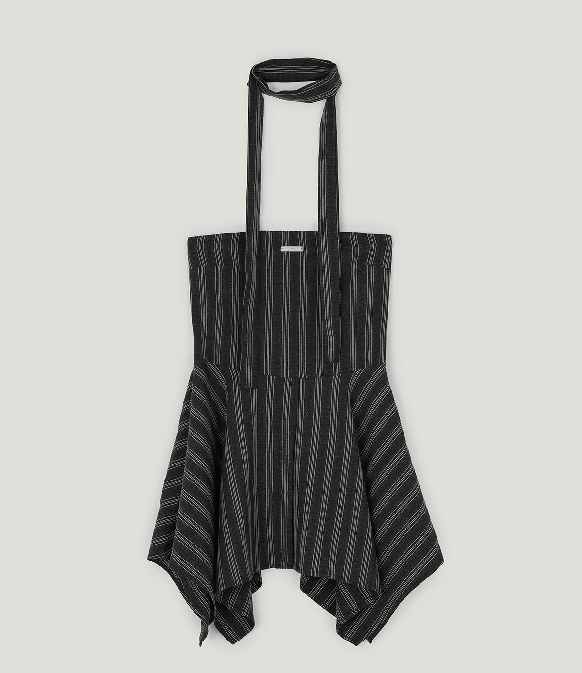 Heichi Stripe Asymmetric Tube Top(Strap Set)