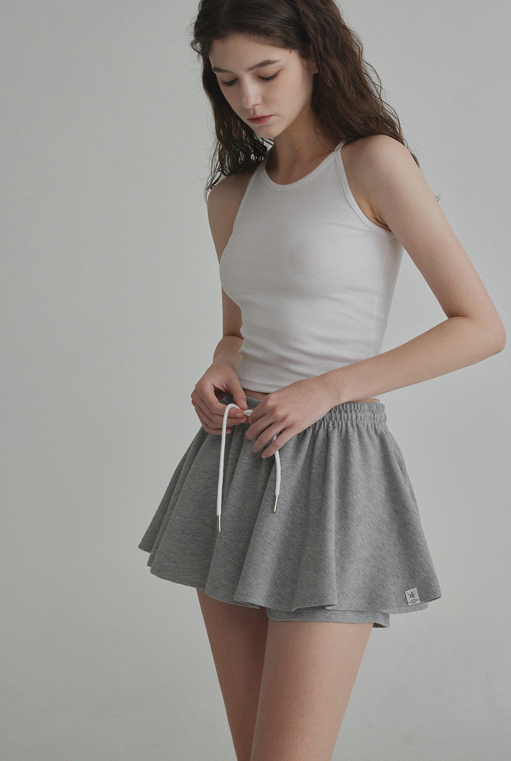 Rellin Layered Banding Skirt Pants