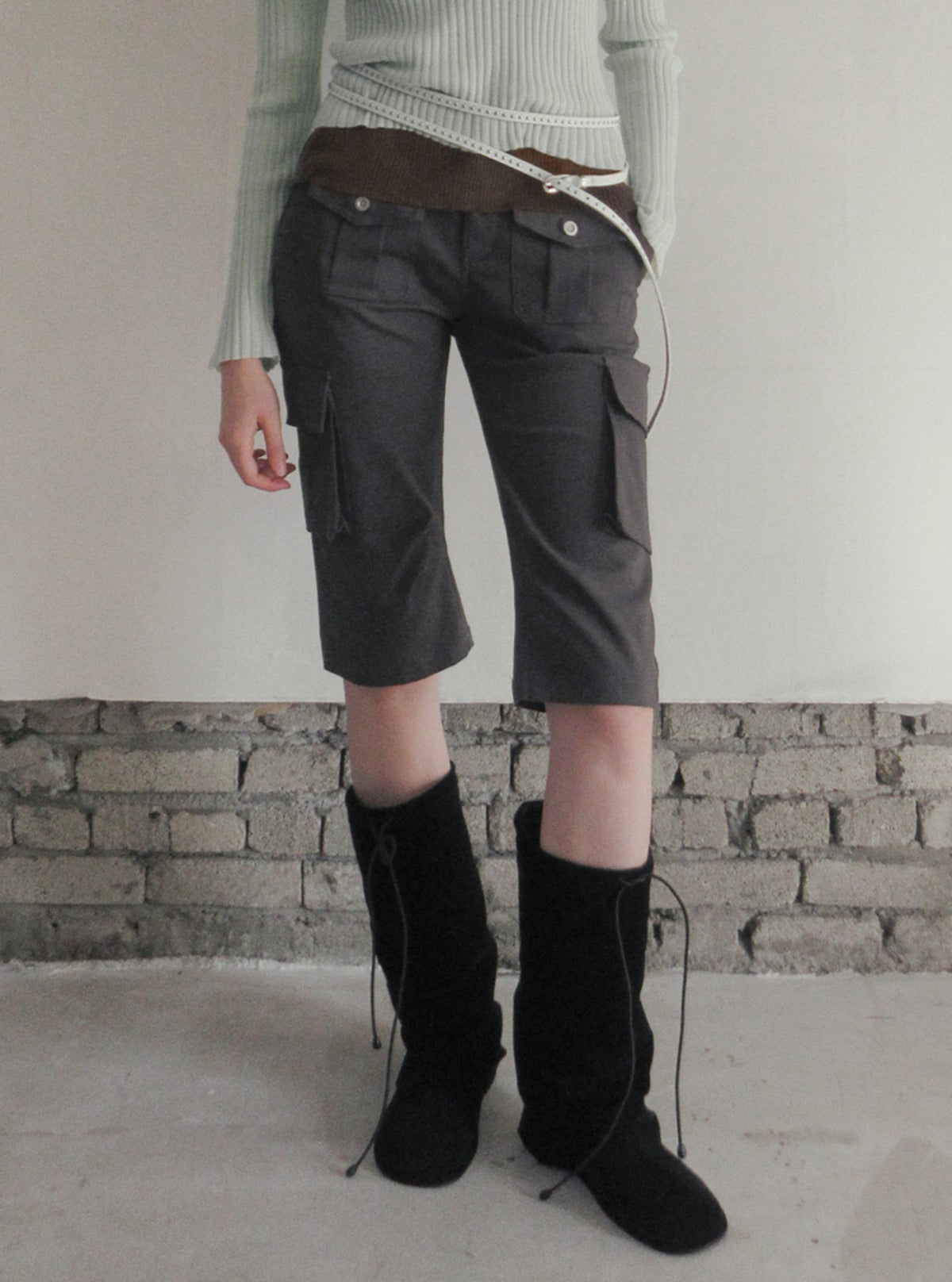 Rollen pocket vintage capri pants | Main