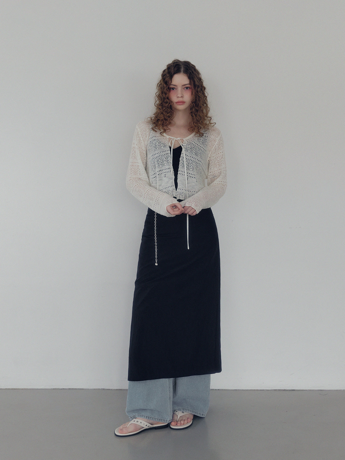 Buechen Punching Scasi Cardigan