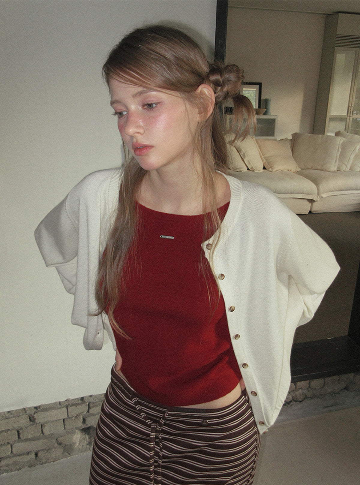 Kia basic halter sleeveless knit | View 13