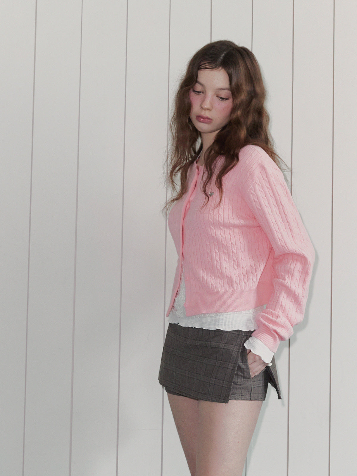 Oar Cable Knit Cardigan