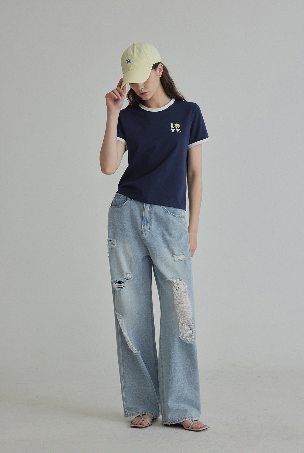 Clover Contrast Ringer T-Shirt