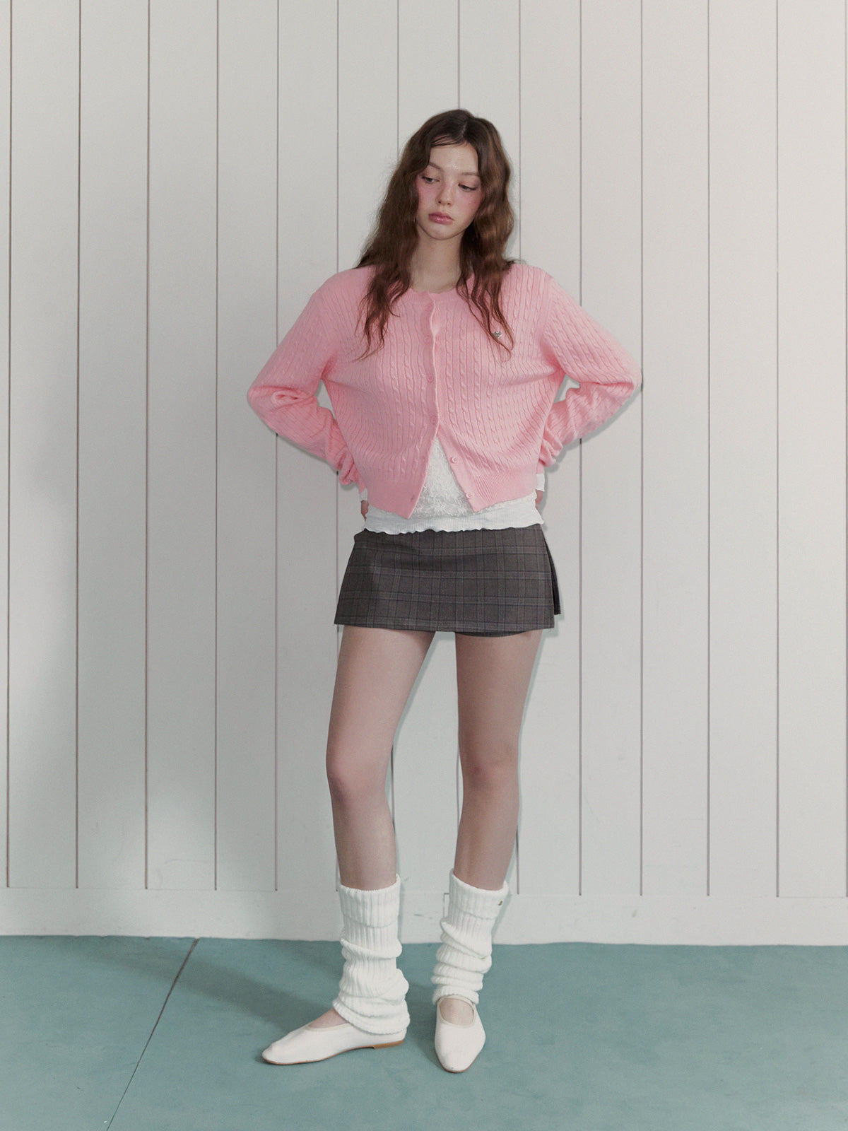 Oar Cable Knit Cardigan