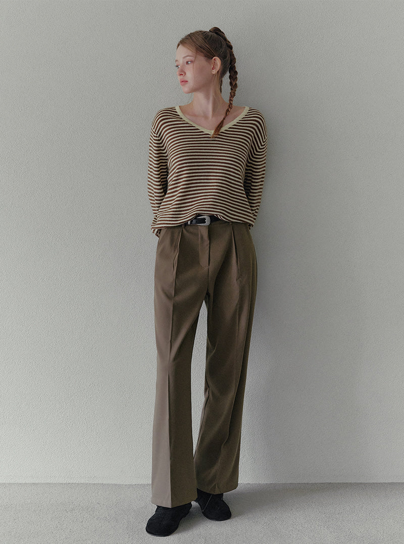 Yoon pintuck wide slacks | View 4