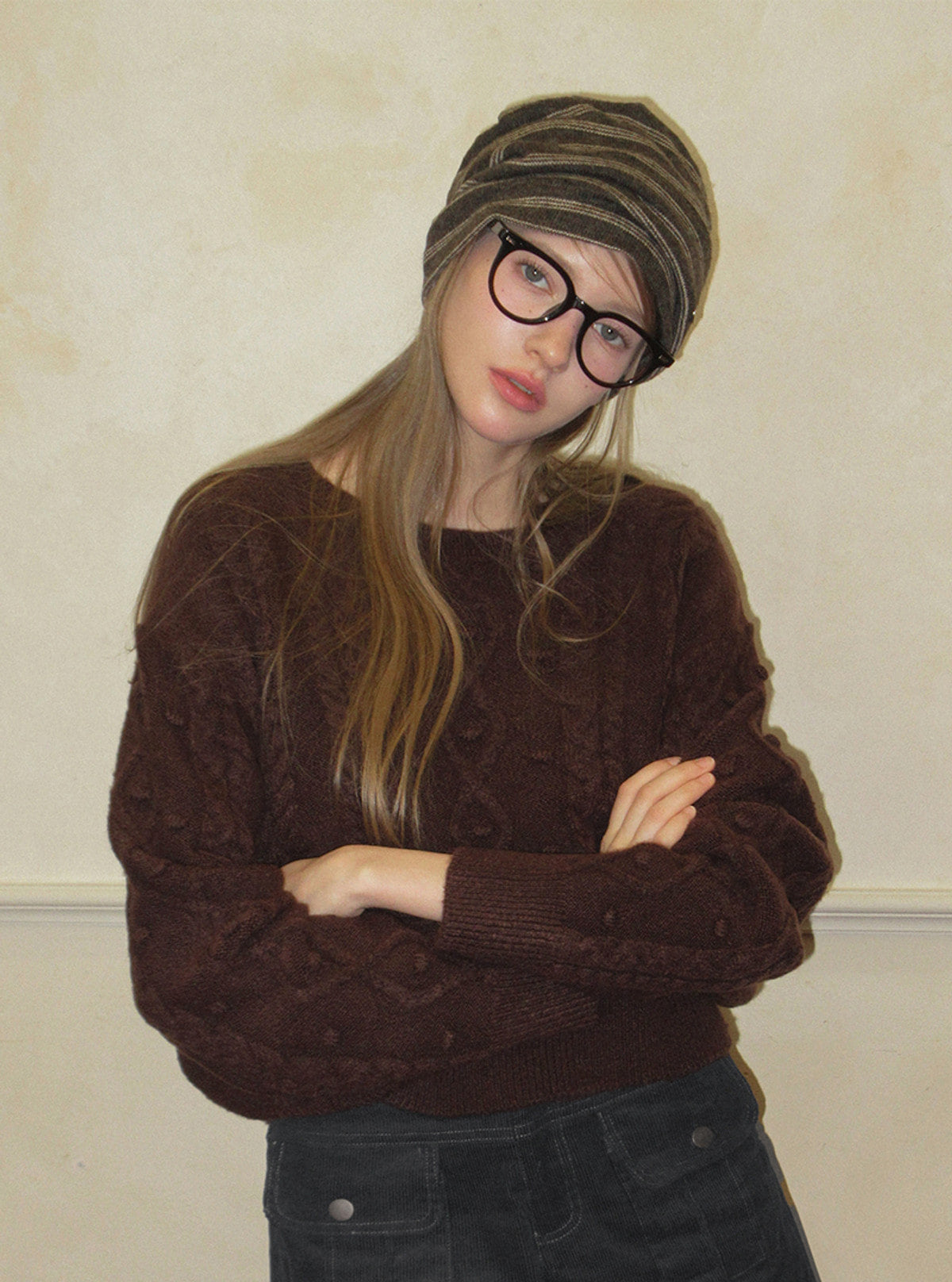 Chen stripe knit beanie | View 10