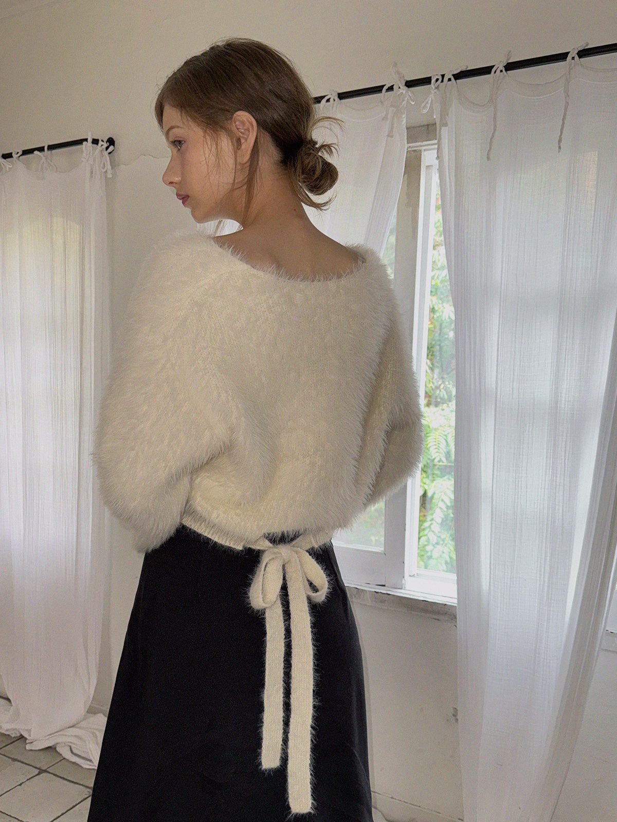 Hollen Back-Strap Knit Sweater