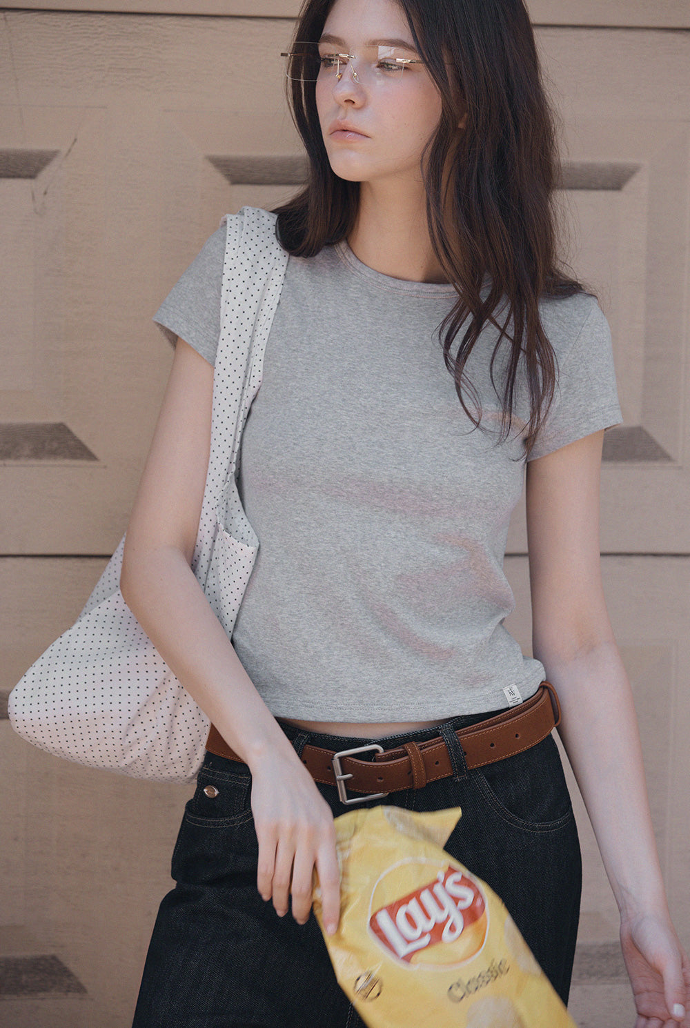 Earlit Basic Round Short-Sleeve T-Shirt