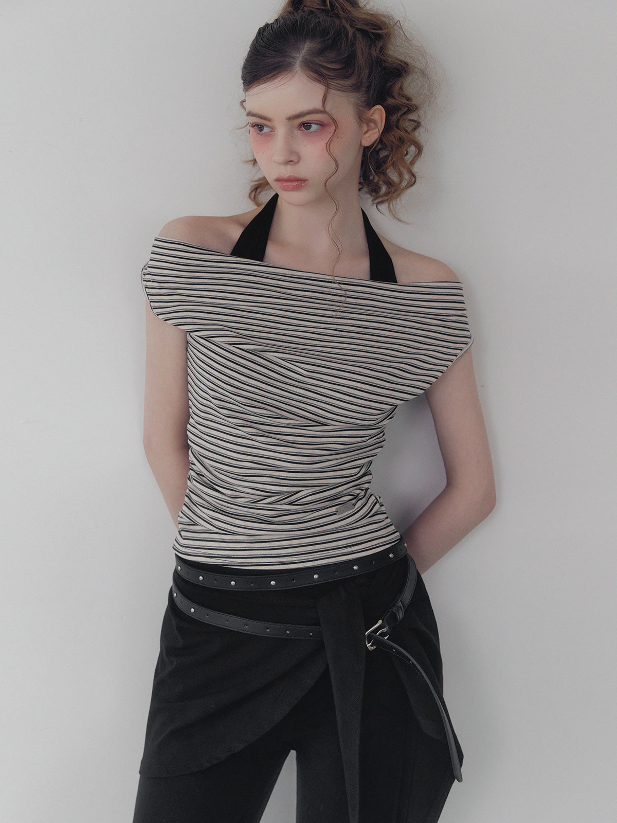Edlen Halter Layered T-Shirt