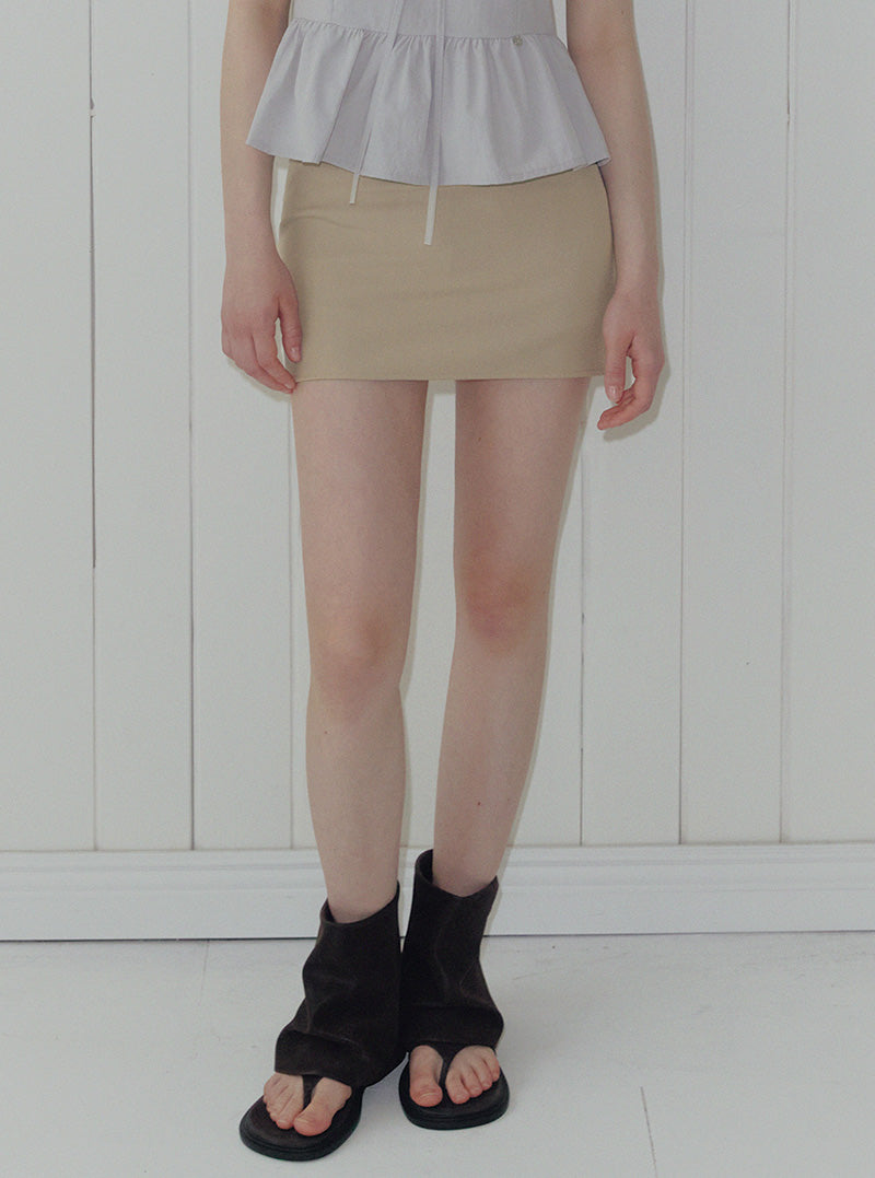 Iren basic mini skirt