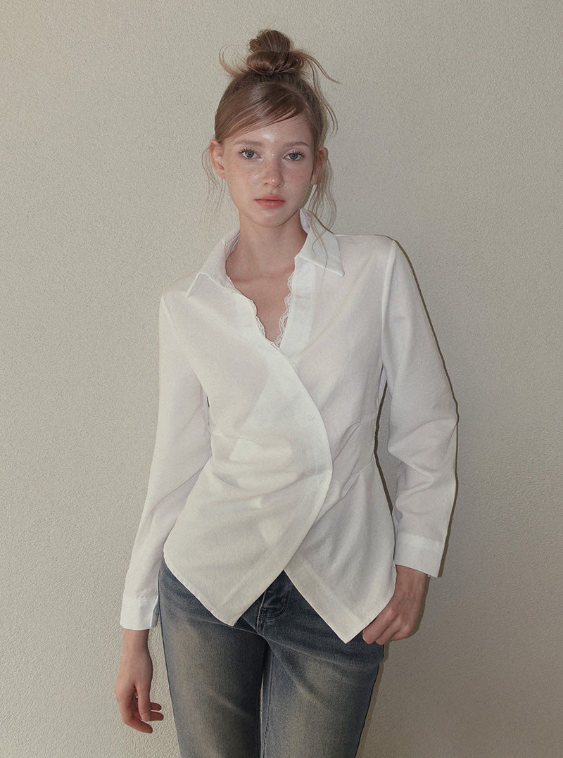 Abel wrap string shirt