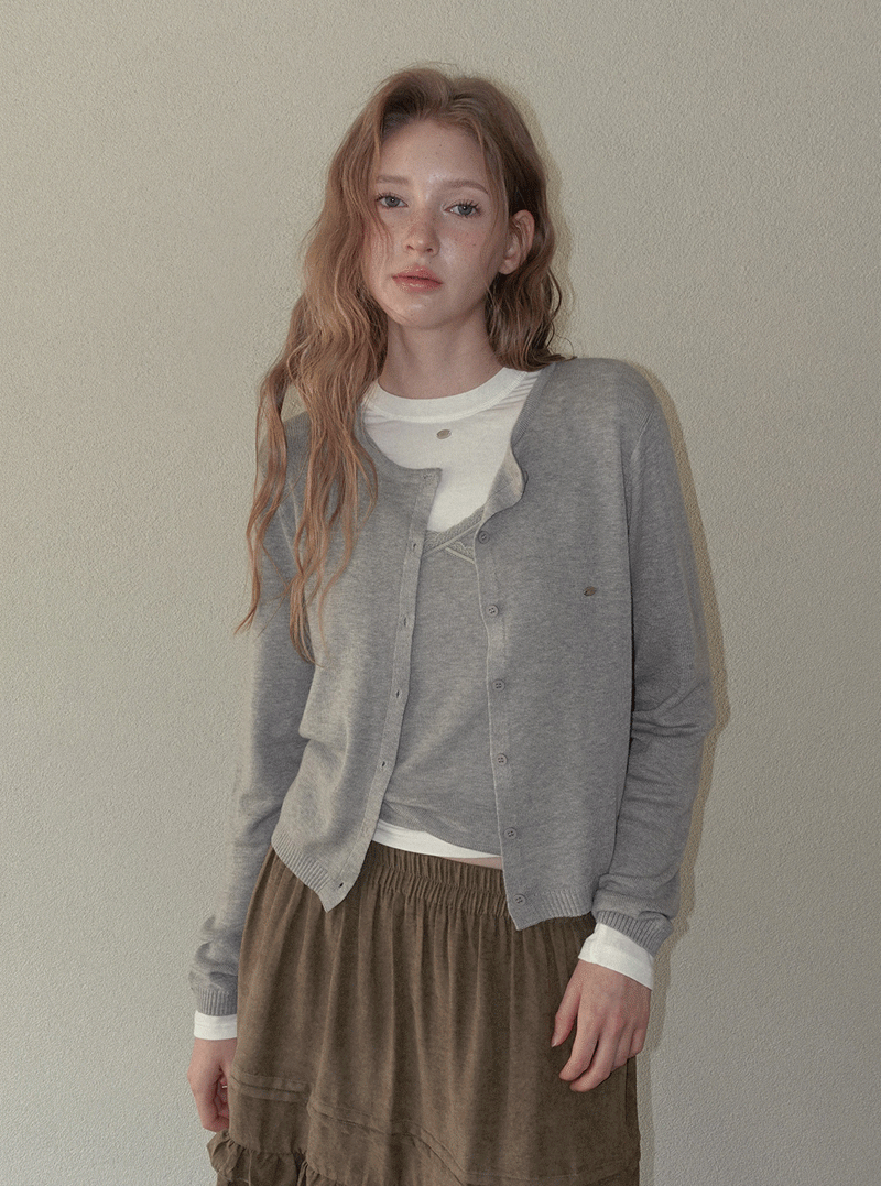 Tilder lace sleeveless cardigan set