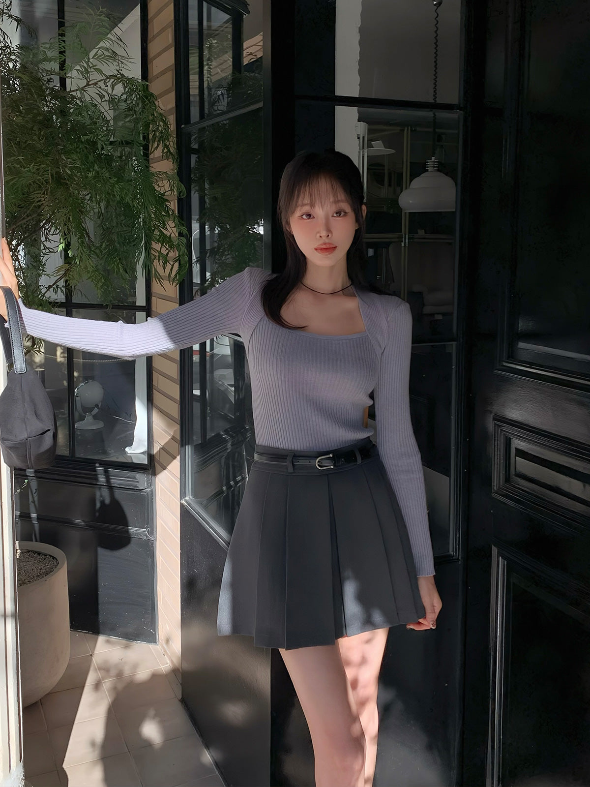 [TWEE]Inlet Bolero in maglia a maniche lunghe