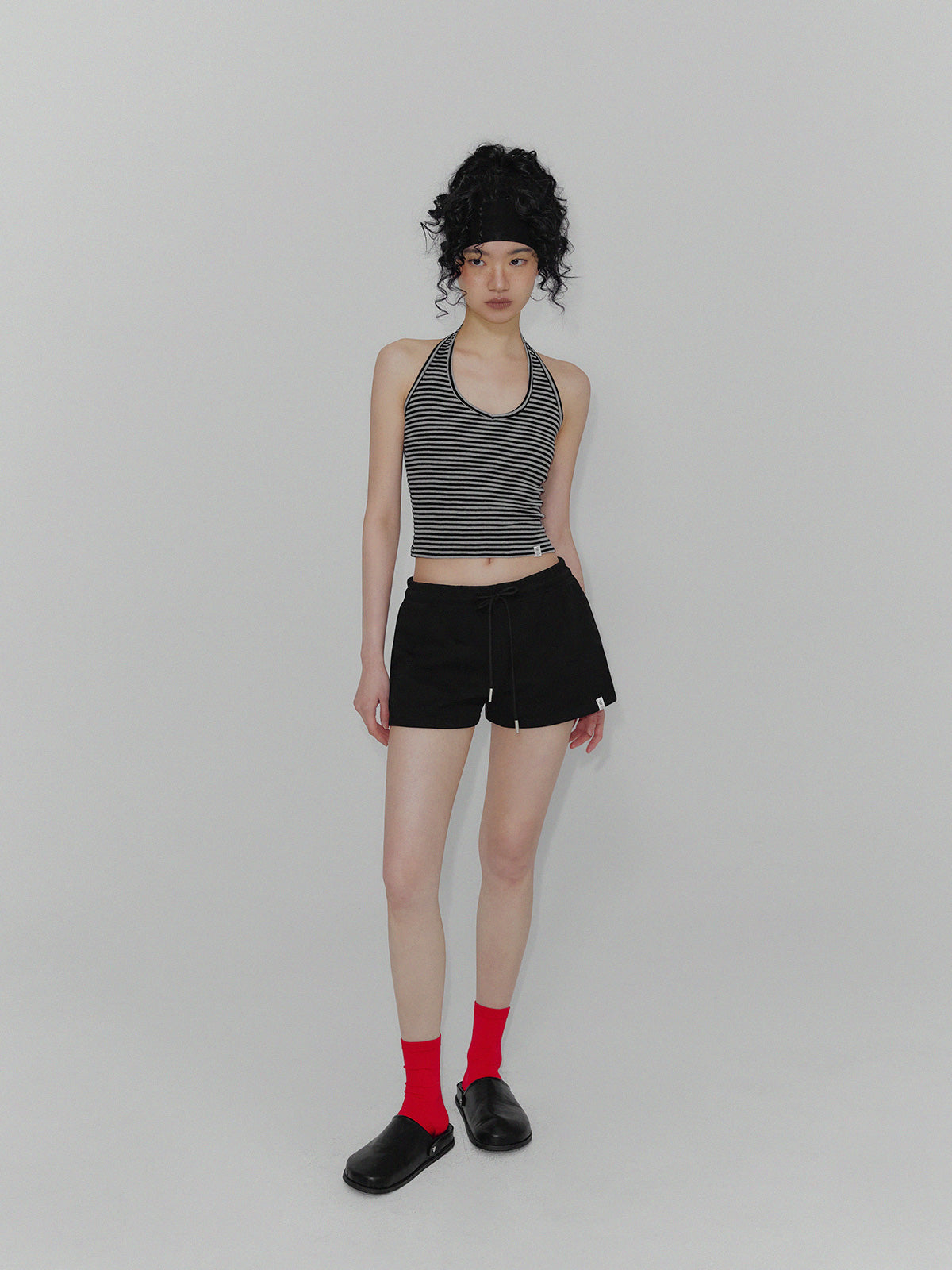 [TWEE:B] Brind Halterneck Stripe Sleeveless
