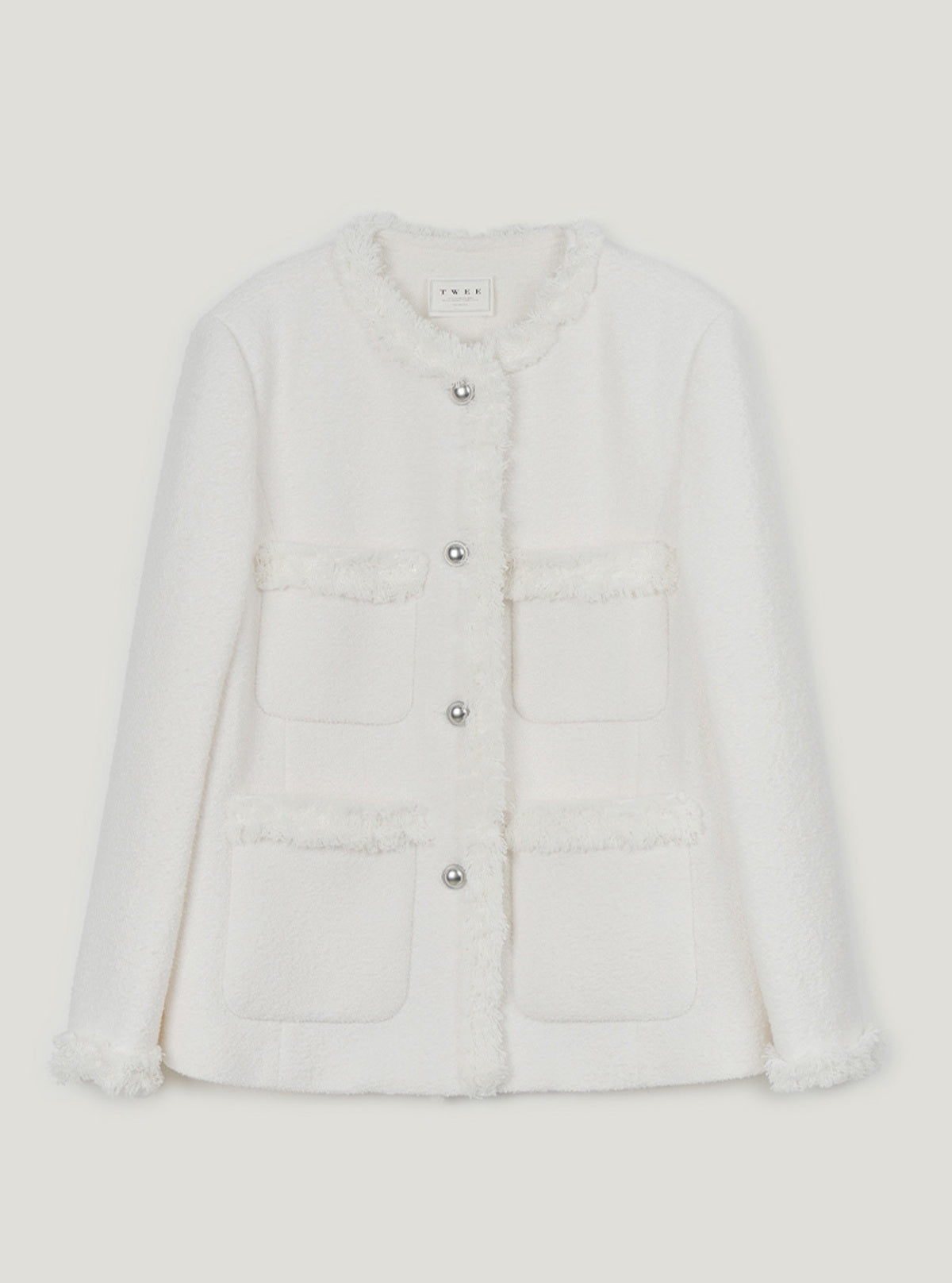Roer Pocket Fringe Tweed Jacket