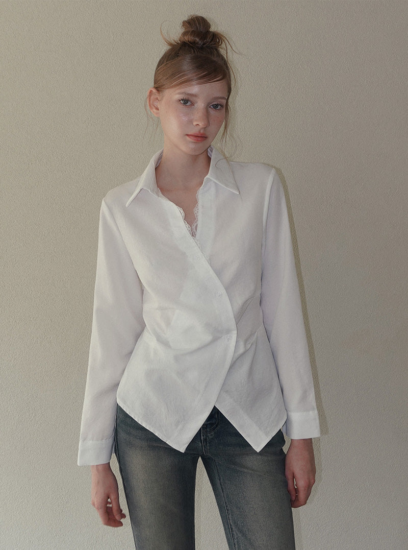 Abel wrap string shirt