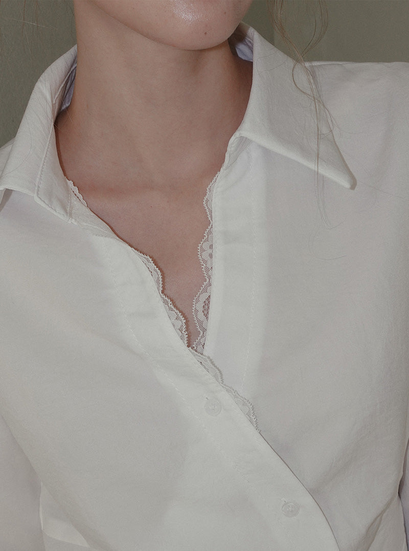 Abel wrap string shirt