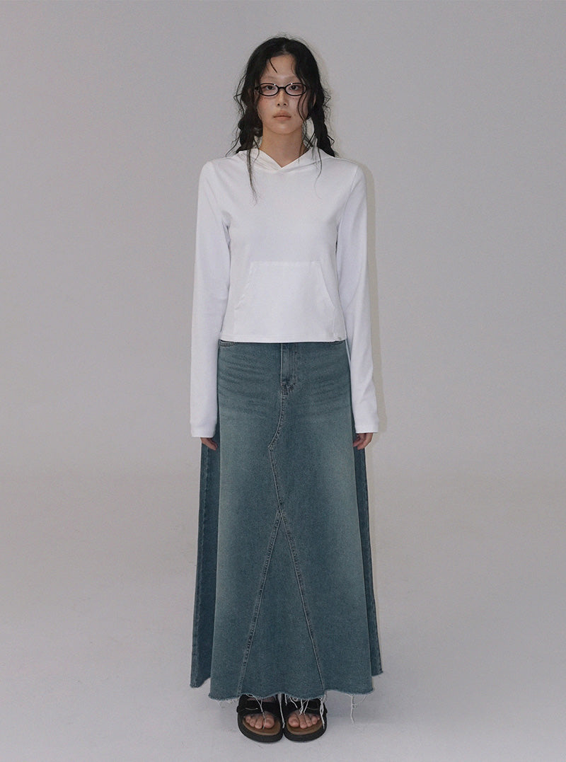 [TWEE:B] Kinto maxi denim long skirt