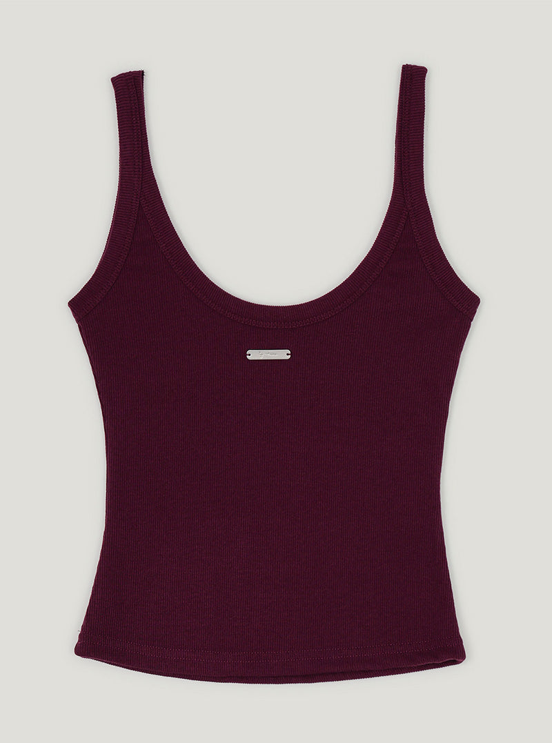 Mevil basic color sleeveless
