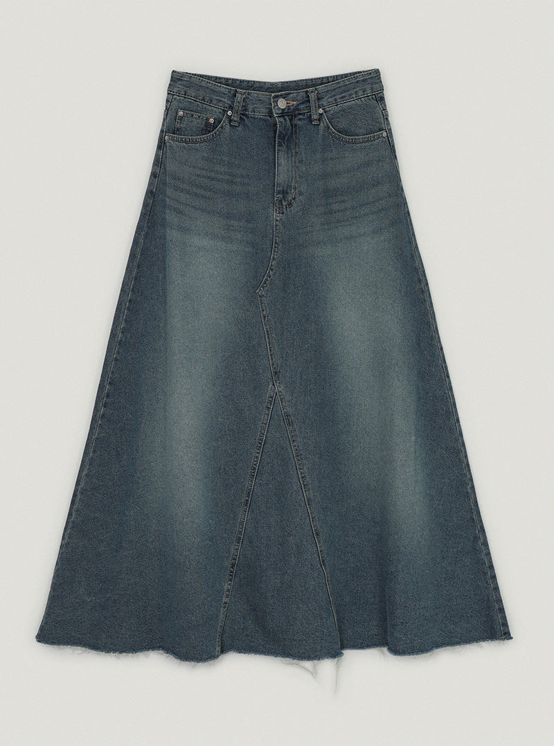 [TWEE:B] Kinto maxi denim long skirt