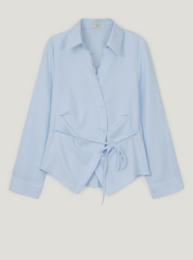 Abel wrap string shirt