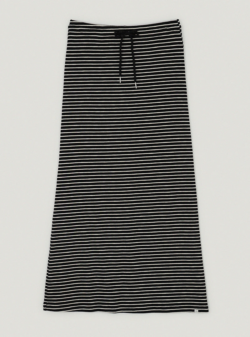 [TWEE:B] Dion stripe maxi long skirt