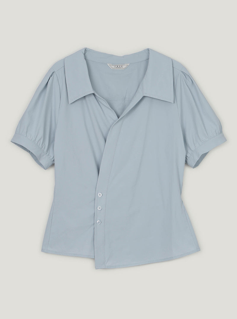 Demuve Wrap Half Sleeve Blouse