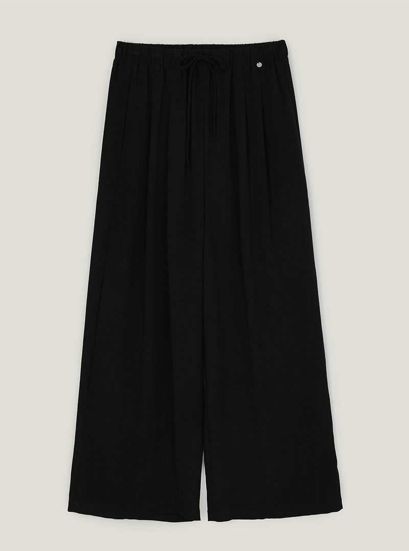 Ont linen pintuck banding long pants