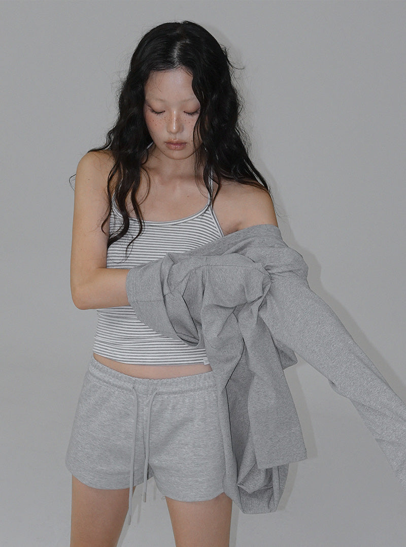 [TWEE:B] Ronint basic hood long sleeve T-shirt