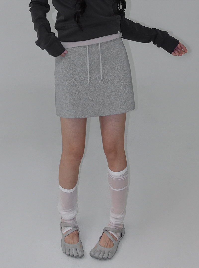 [TWEE:B] Kellit basic banding mini skirt