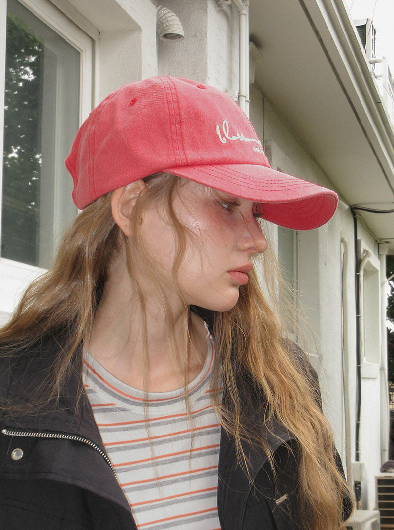 Hepin pigment lettering ball cap