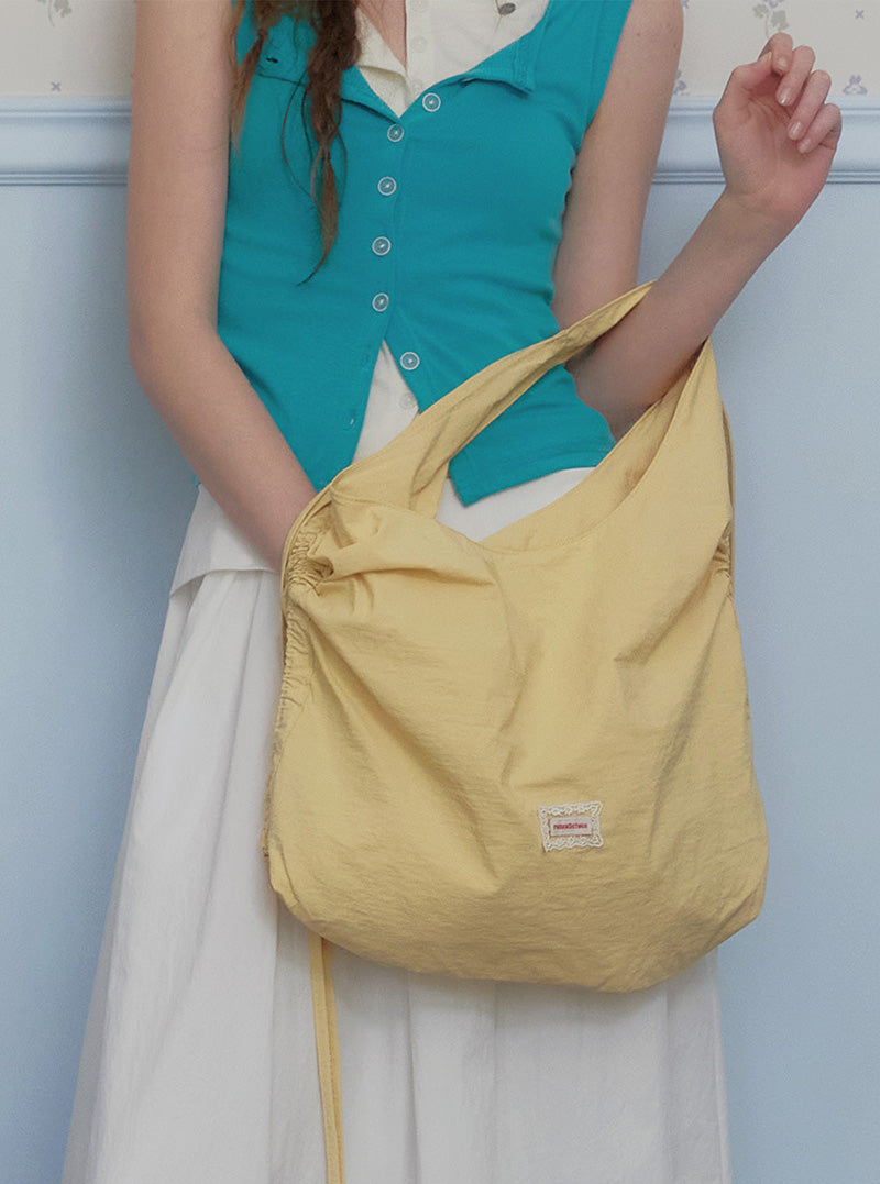 Duet nylon color shoulder bag
