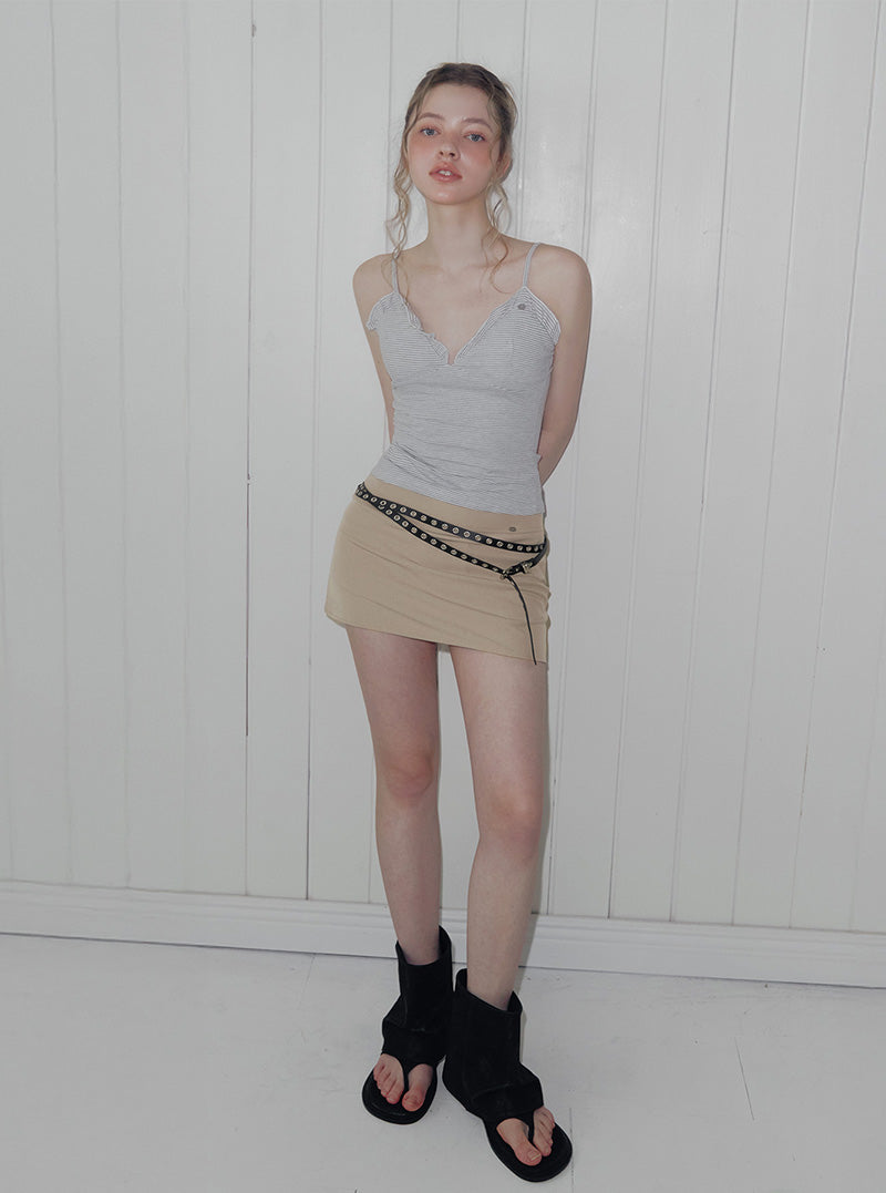 Iren basic mini skirt