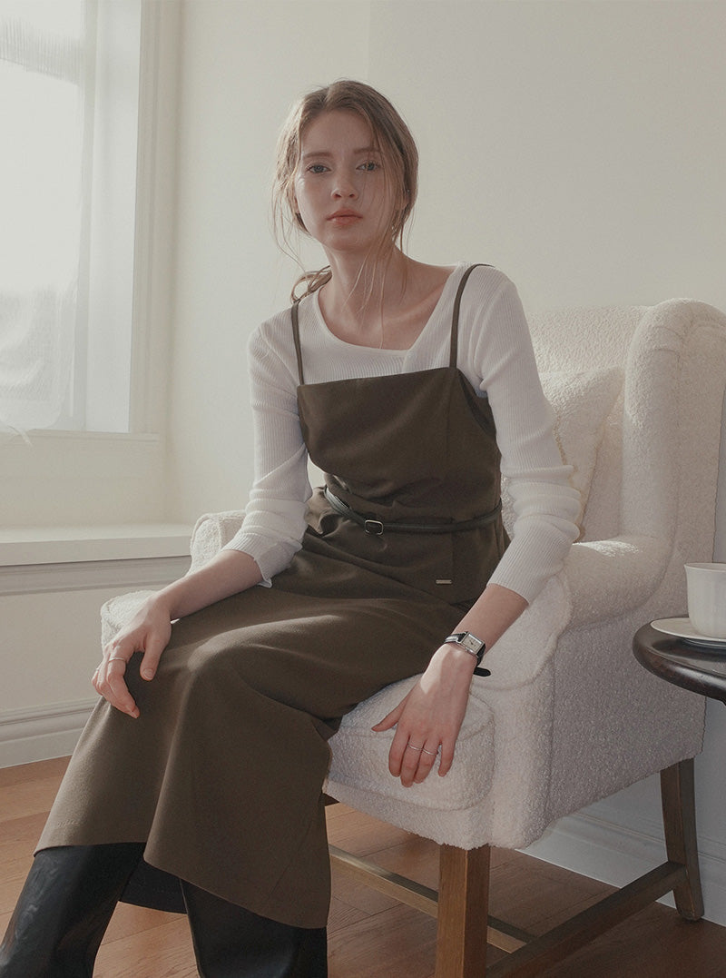 Elto asymmetric sleeveless bustier