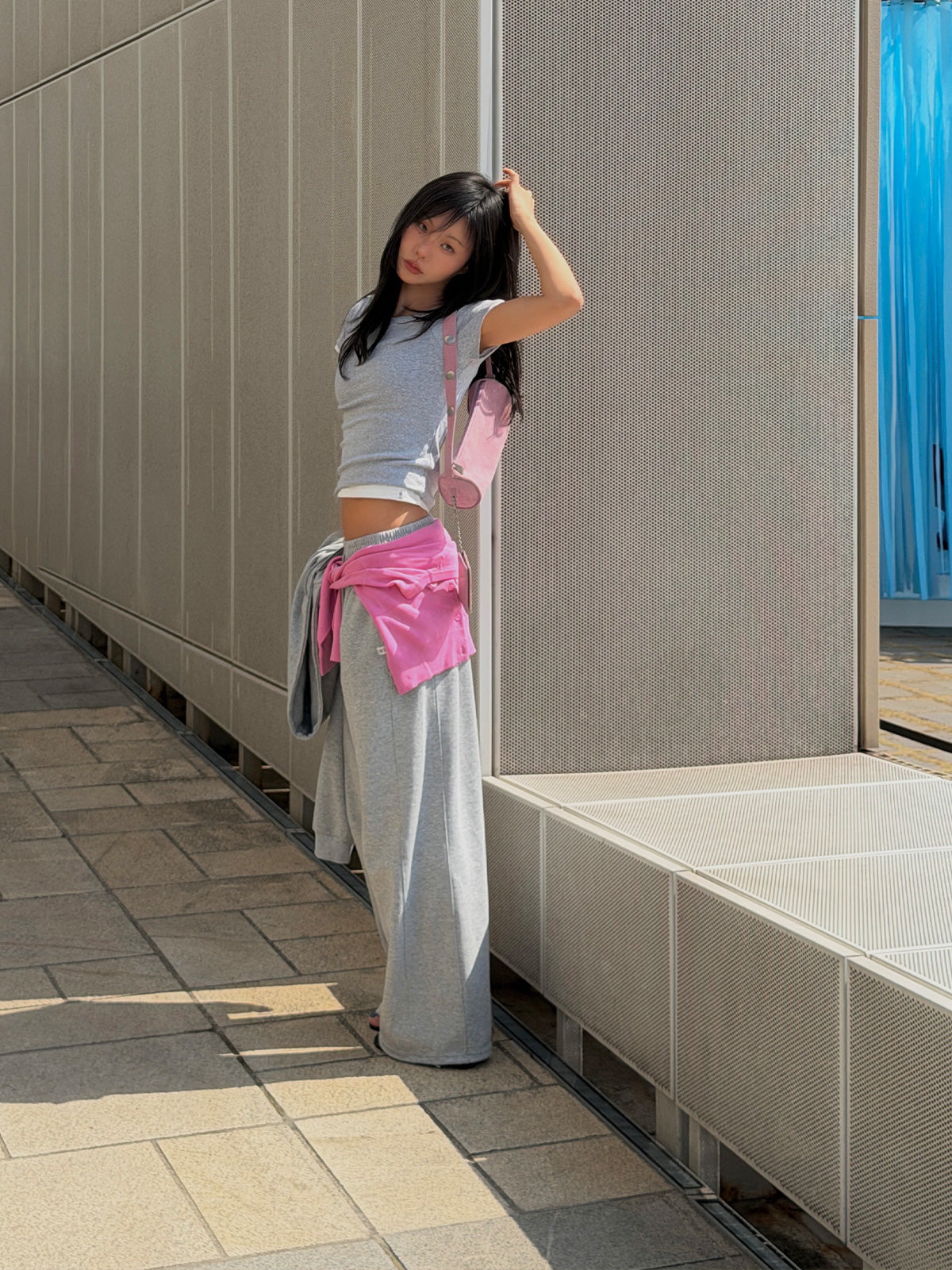[TWEE:B] Forden Basic Two-Way Banding Long Sweat Pants