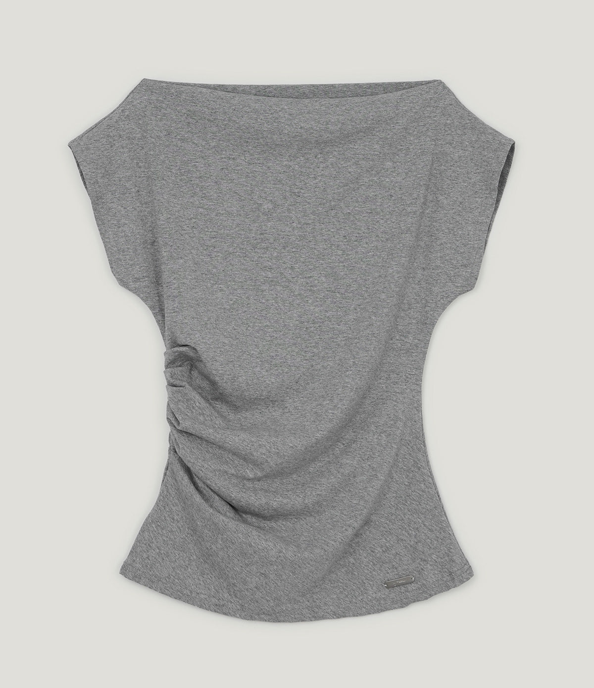 Mua One-Shoulder Shirred Asym T-Shirt (Belt Set)