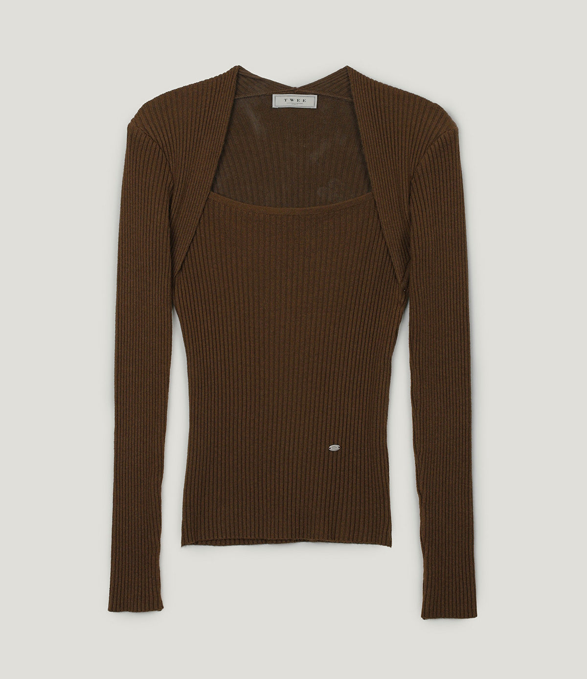 [TWEE]Inlet Bolero in maglia a maniche lunghe