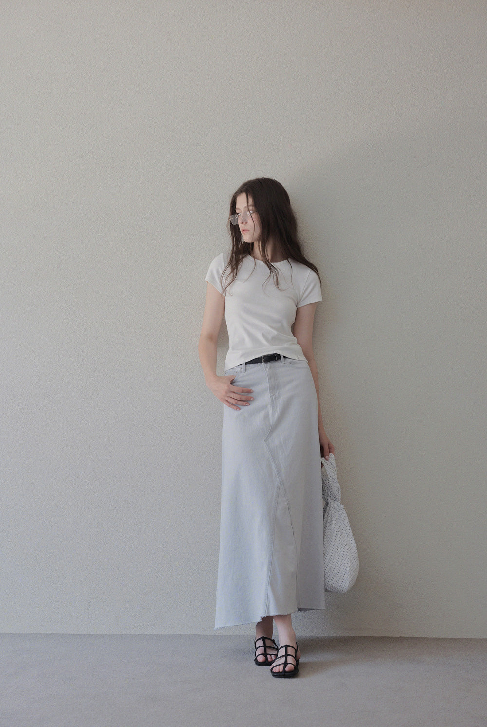 [TWEE] Earlit Basic Rundhals Kurzarm-T-Shirt