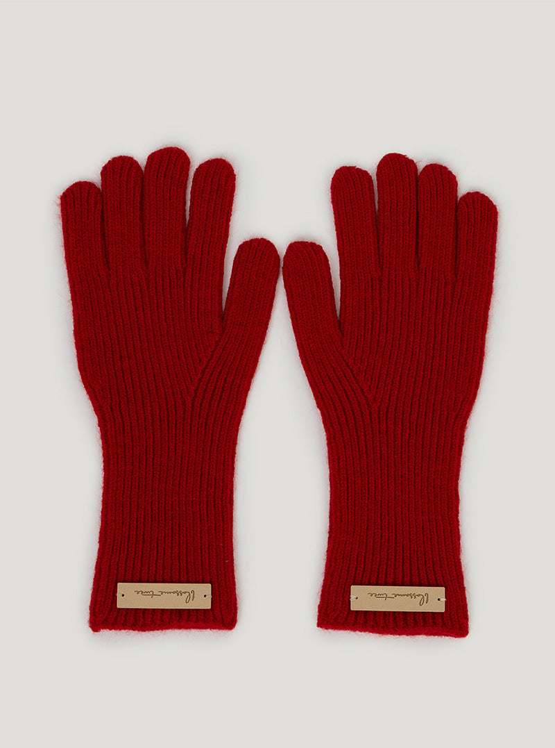 Meondeun basic color hand warmers | Red cutout