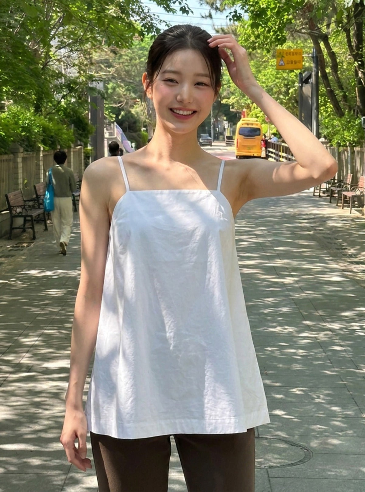 Lyn strap mini dress | Main