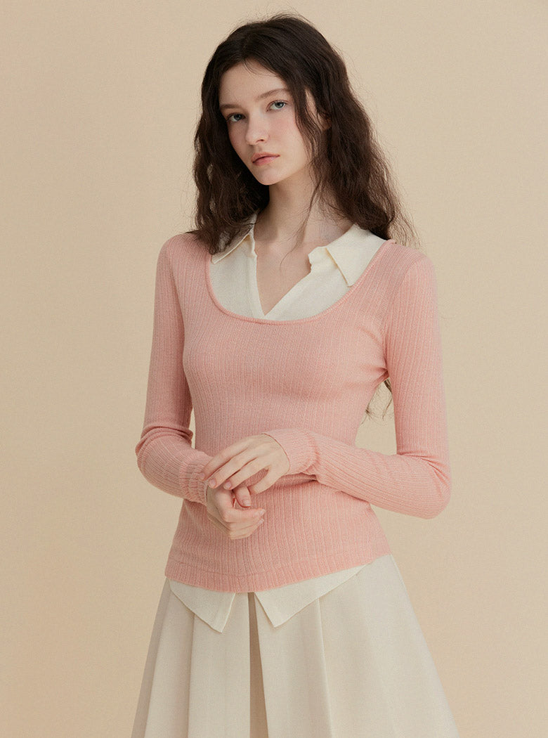 [TWEE] Bellot Tricot Superposé Bicolore