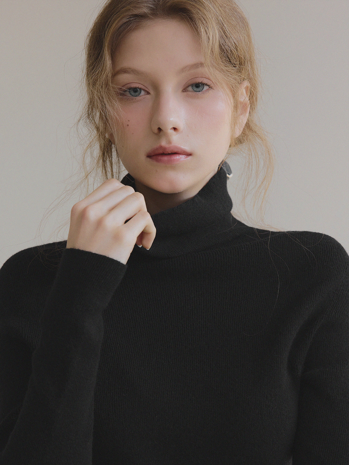 [TWEE] Maglione a collo alto a maniche lunghe Sames Wholegarment