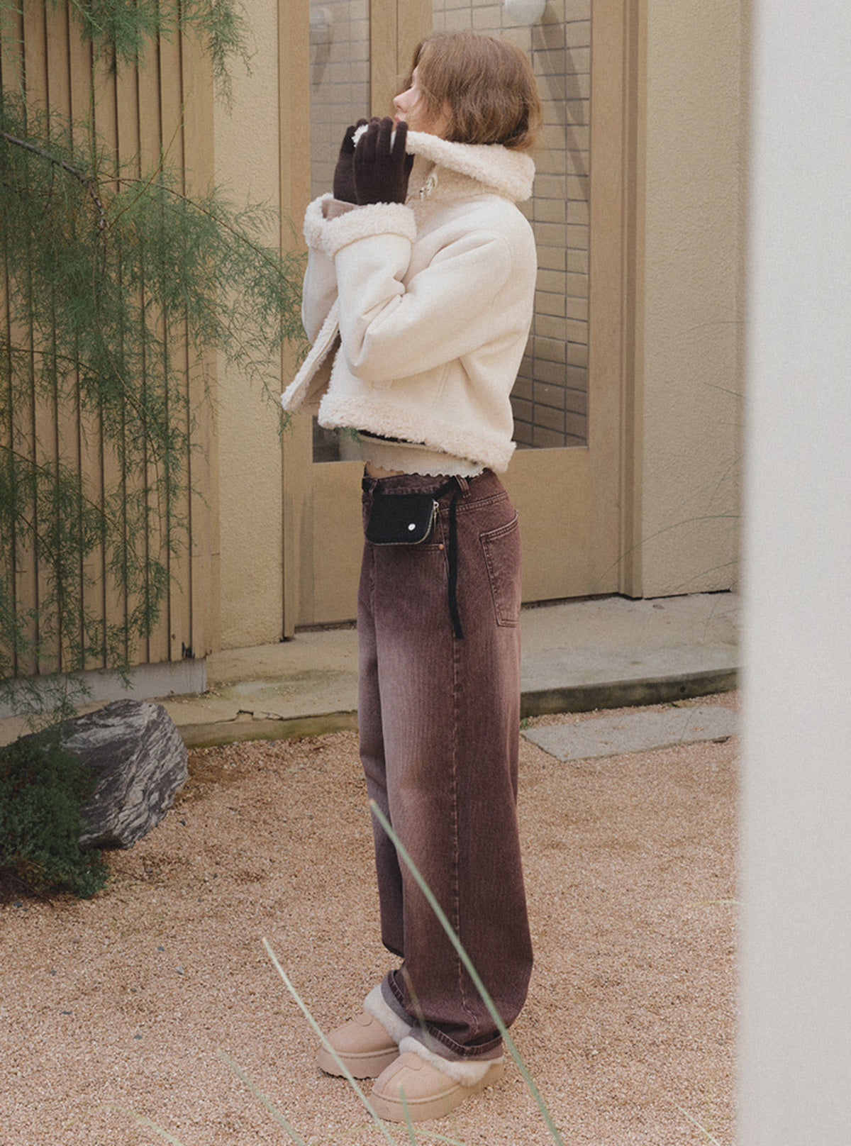 Noff Stripe Corduroy Long Pants