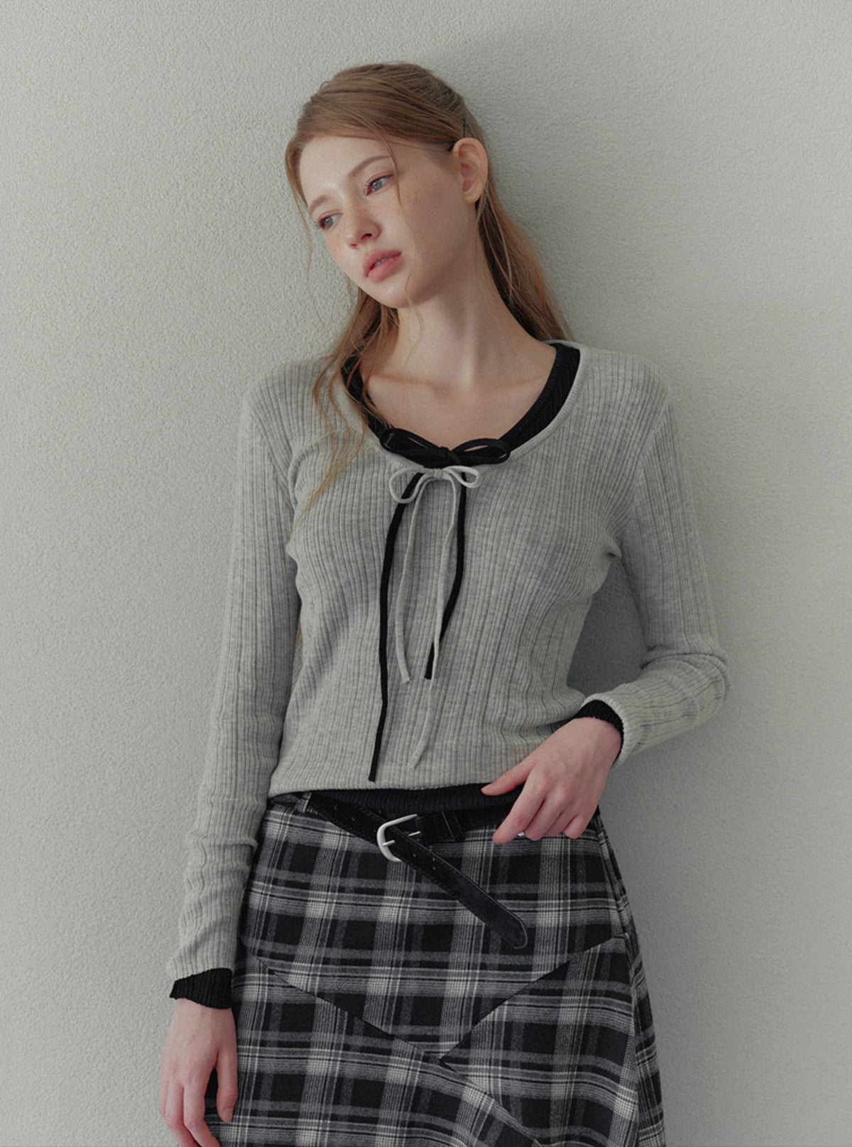 Bills strap ribbed long sleeve knit | Main