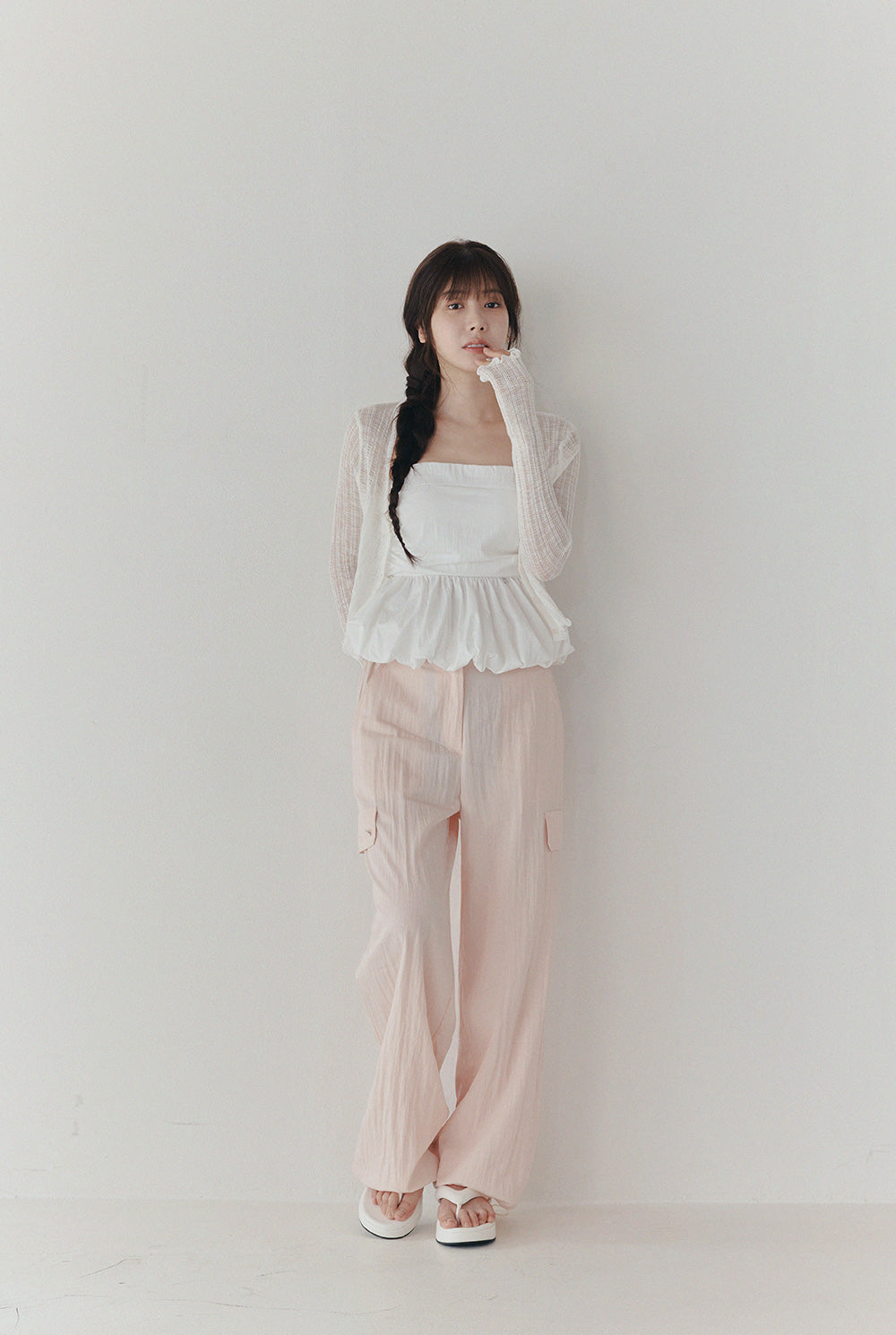 [TWEE] Cardigan d'été transparent à manches longues Mollin